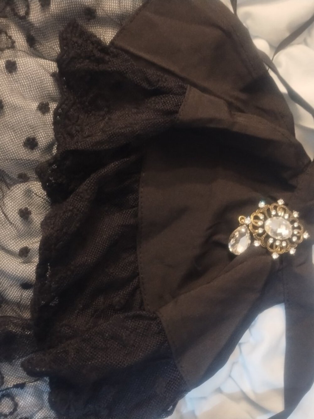 Gothic Lolita blouse XL - Picture 5 of 5